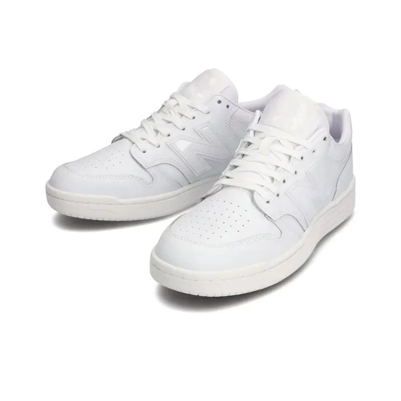 New Balance 480 White Triple White-3