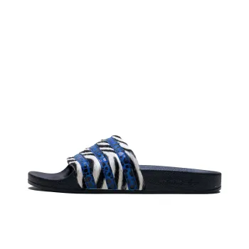 Adidas Originals Adilette 'Core Black Blue White' Women's