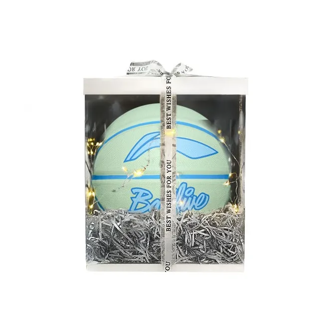 LiNing Rubber Basketball Green No. 5, No. 7 Training Unisex-4
