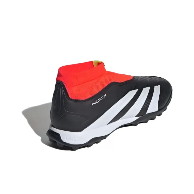 Adidas Predator 24 League Laceless Turf Core Black Cloud White Solar Red-3