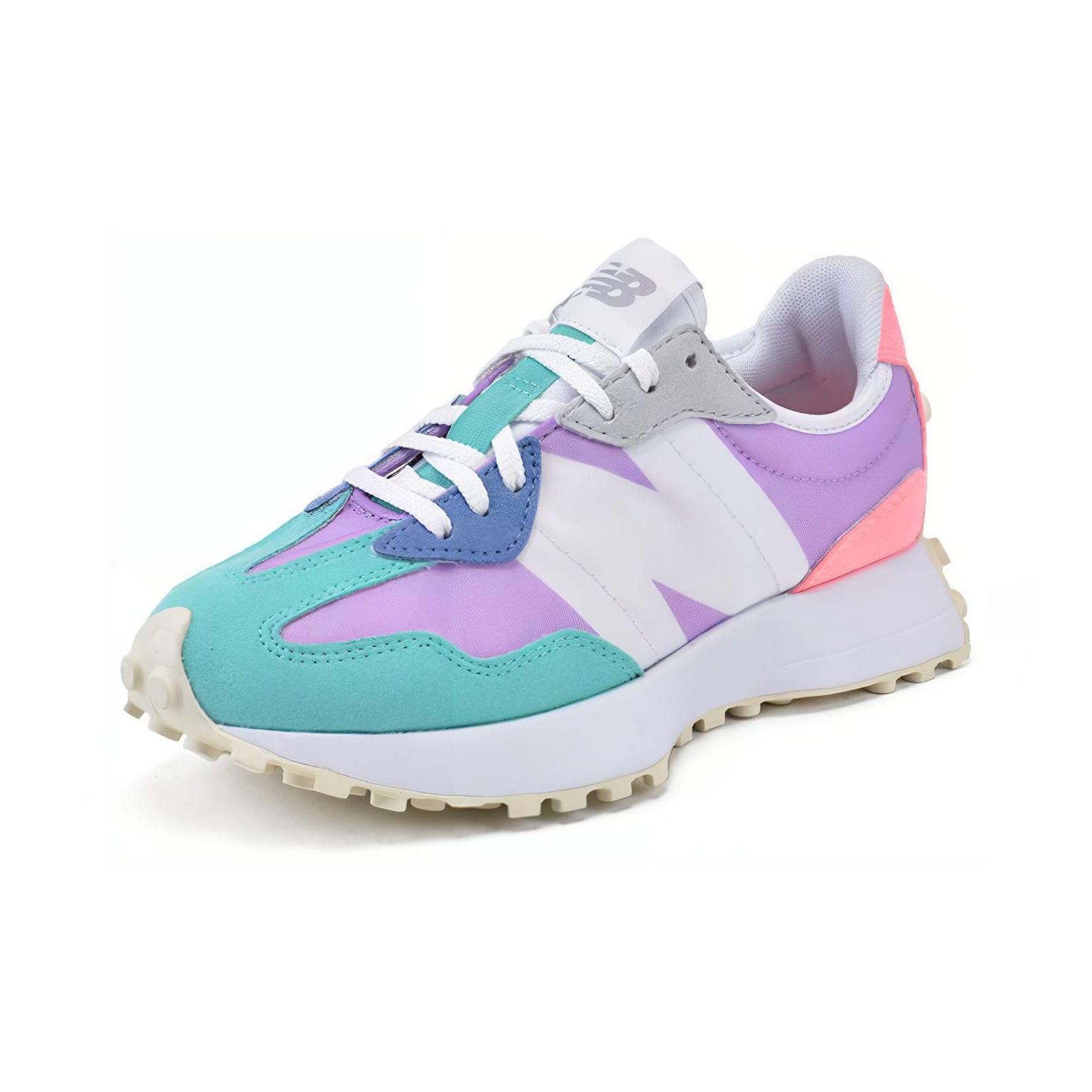 New Balance 327 Purple White Women's Standard (B) US W 9.5