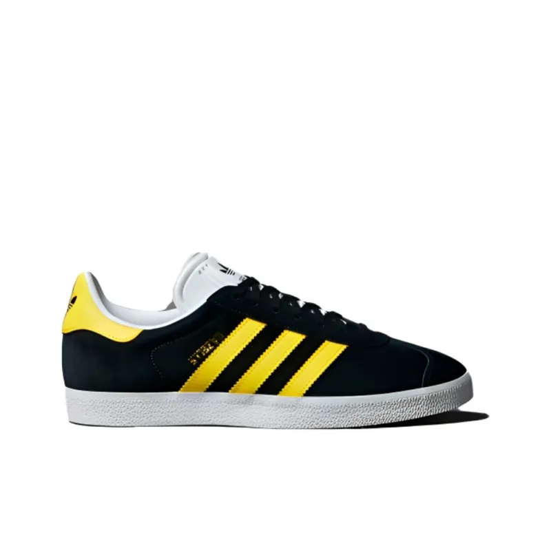Adidas Gazelle Black Impact Yellow-1