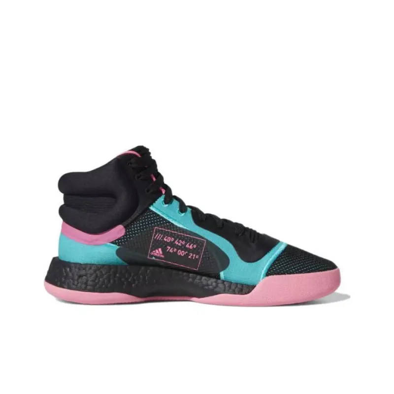 Adidas Marquee Boost 'Black Shock Pink Aqua'-1