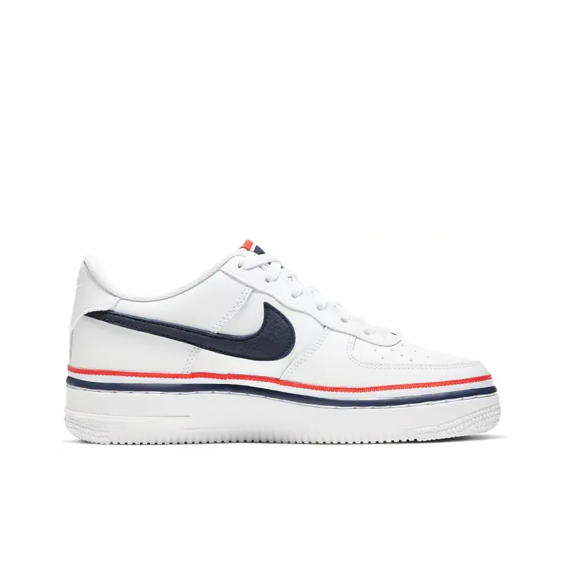 Nike Air Force 1 Low LV8 Ribbon White Blue GS-1