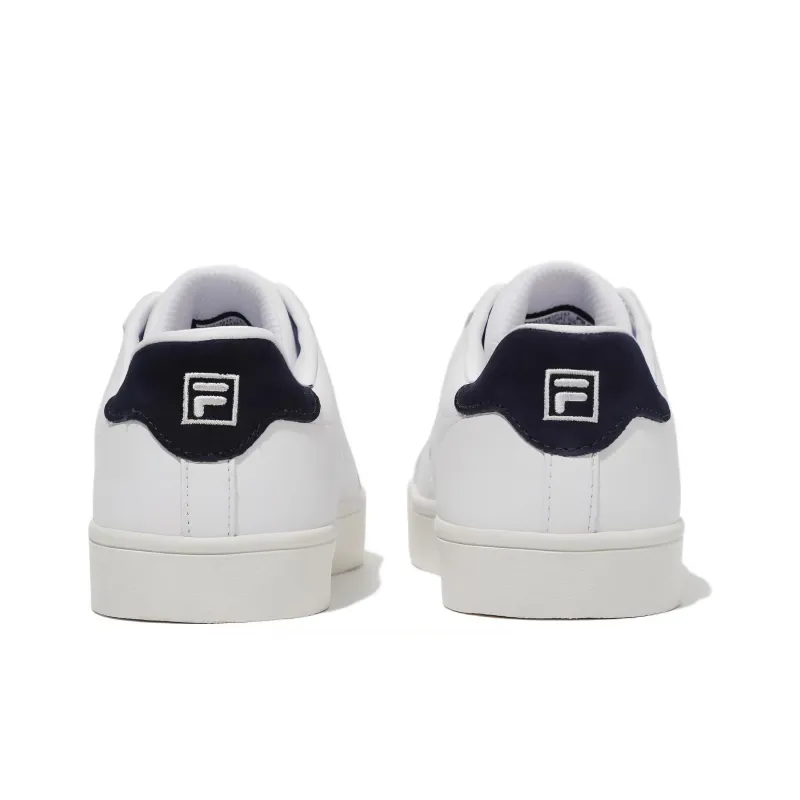 FILA Slip Resistant, Abrasion Resistant, And Balanced Low Top Skateboard Shoes Unisex Dark Blue White Korean Style-3