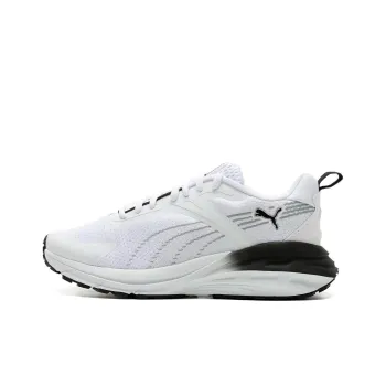 PUMA Durable Breathable Low Top Rubber Casual Running Shoes Unisex White Black