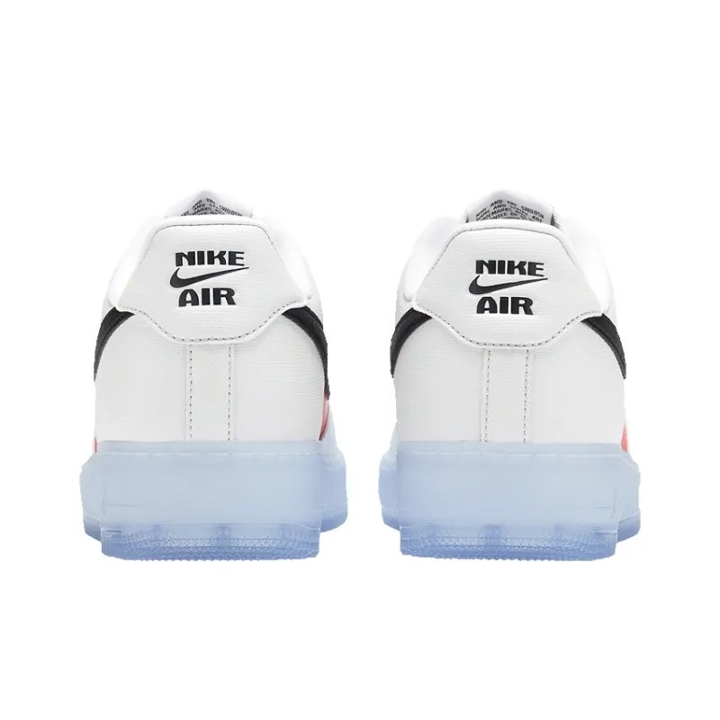 Nike Air Force 1 Low White Red Black Icy Soles-4
