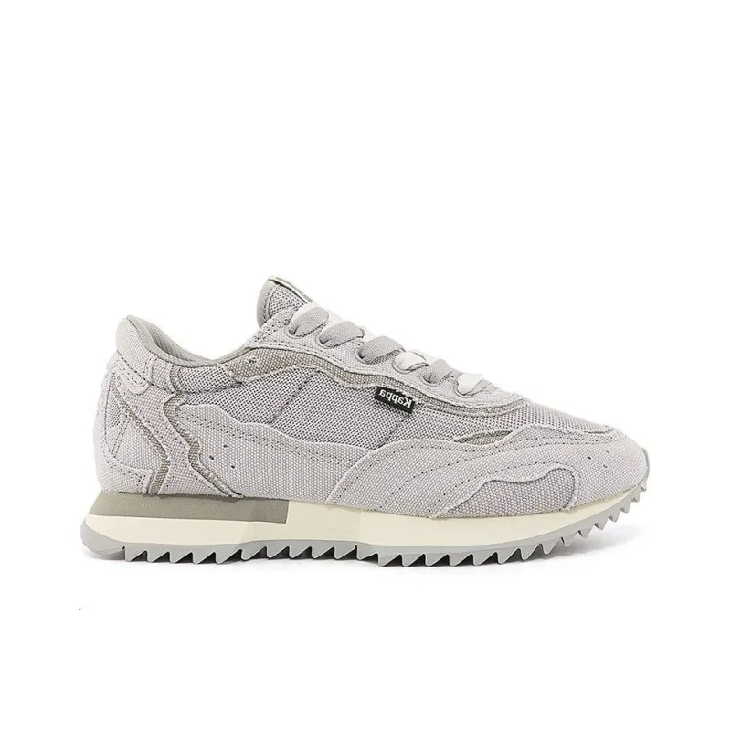 Kappa Anti Slip Wear Resistant Low Top Casual Running Shoes Unisex Gray-1