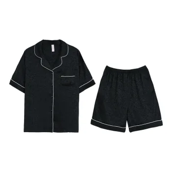 WOLFSFUL Pajama Set Women's Black