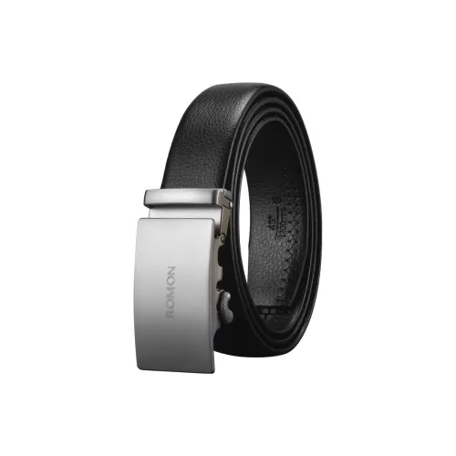 Romon Business Automatic Buckle Luxurious Yet Affordable, Versatile And Elegant Cow Leather Belts Men's 3.5cm