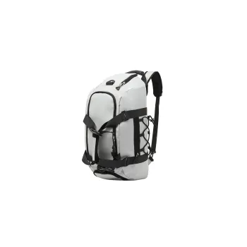 MUYKUY Oxford Hiking Bag Backpack Regular Unisex Light Gray/Black
