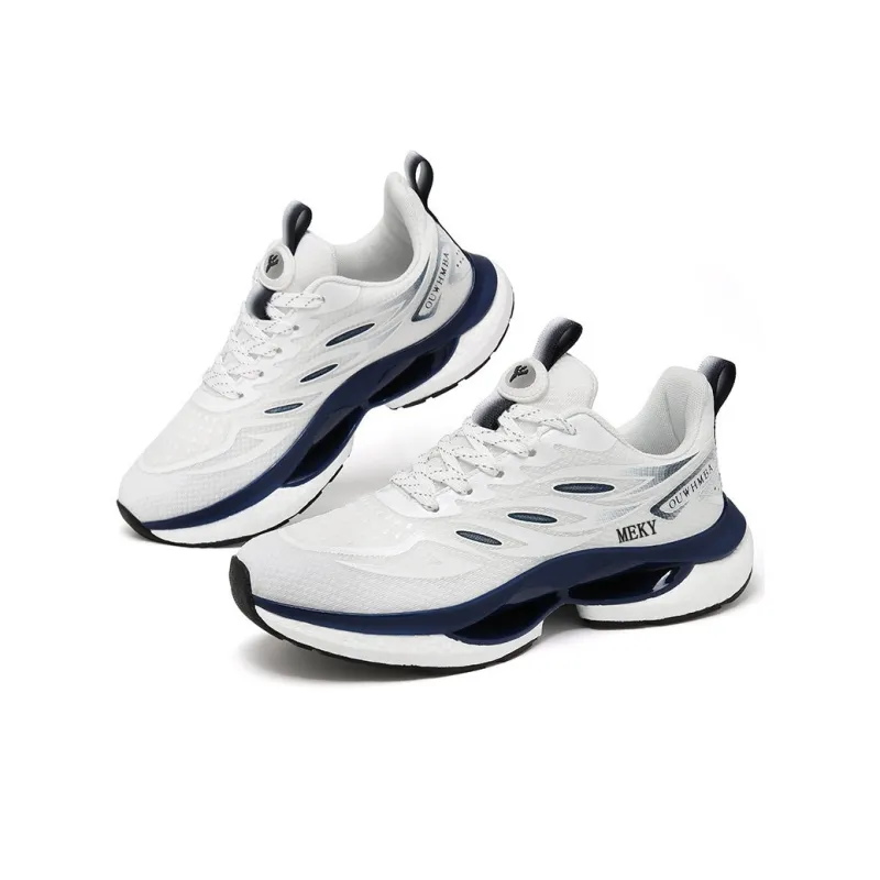 MEKY Cushioned Wear-Resistant Breathable Slip-Resistant Low-Top Running Shoes Unisex-2