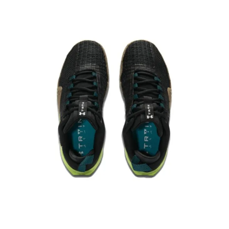 Under Armour TriBase Reign 6 Shoes 'Black Green Brown'-3
