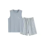 DD 100% cotton Tank Top Clothing Sets-33A005 Men's