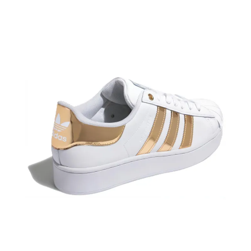 Adidas Originals Superstar Bold 'White Gold Metallic' Women's-2