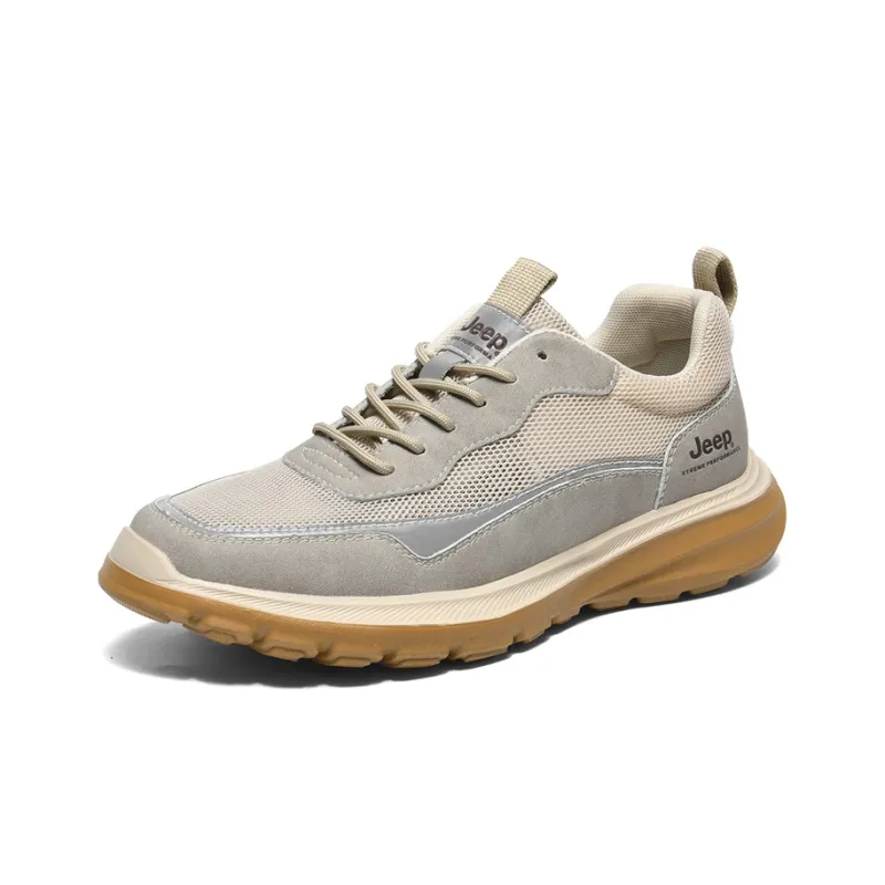 Jeep Shock Absorbers With Slip Resistant And Abrasion Resistant Properties Low Top Outdoor Shoes Men's-1
