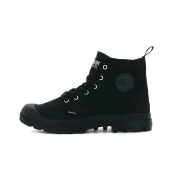 Palladium Pampa Hi Zip Cvs Wear Resistant Support High Top Canvas Shoes Unisex Black