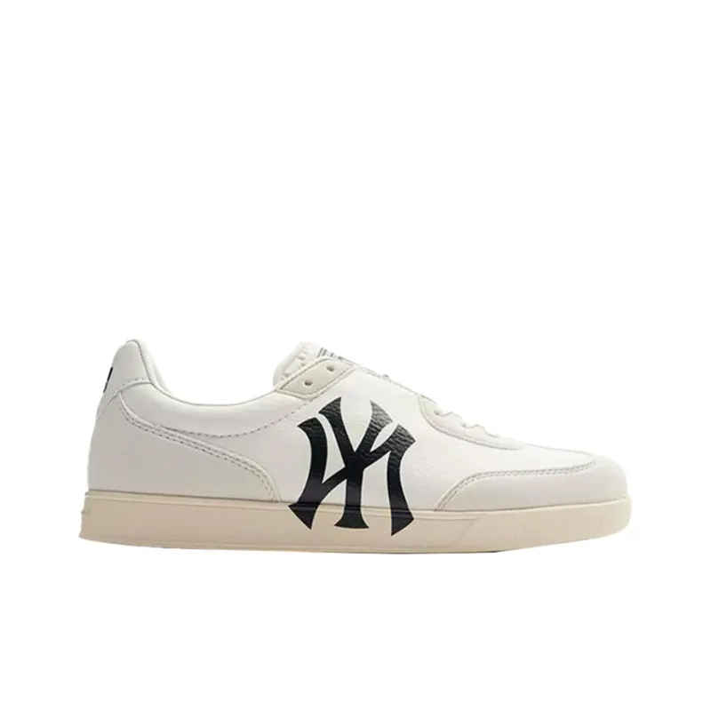 MLB Squeeze German Army Trainers Slip Resistant Cushioning Wear Resistant Low Top Skateboard Shoes Unisex Ivory White-1