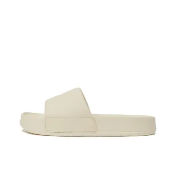 DESCENTE Slip Resistant Slide Slippers Unisex Beige