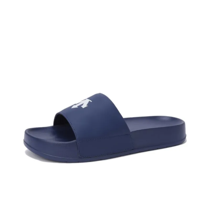 DESCENTE Slip Resistant Slide Slippers Unisex Blue-1