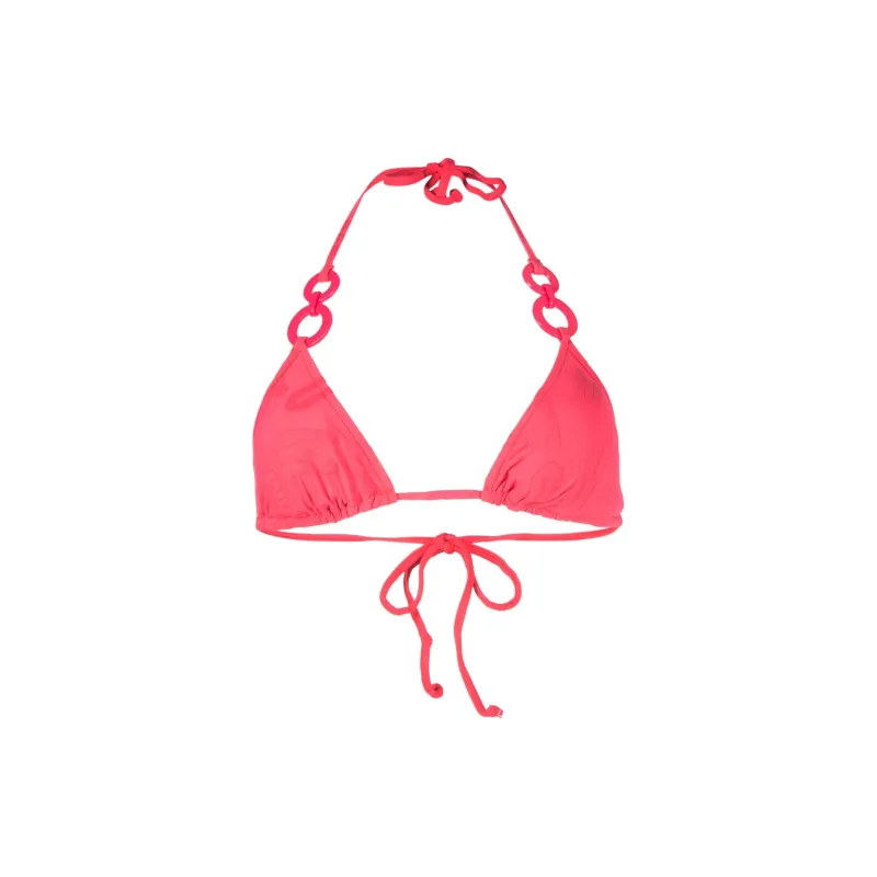 MOSCHINO Logo Triangle Bikini Top-1