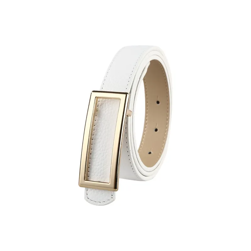 Cows Reign Top Grain Cow Leather Belts Women's Width 2.3CM-4
