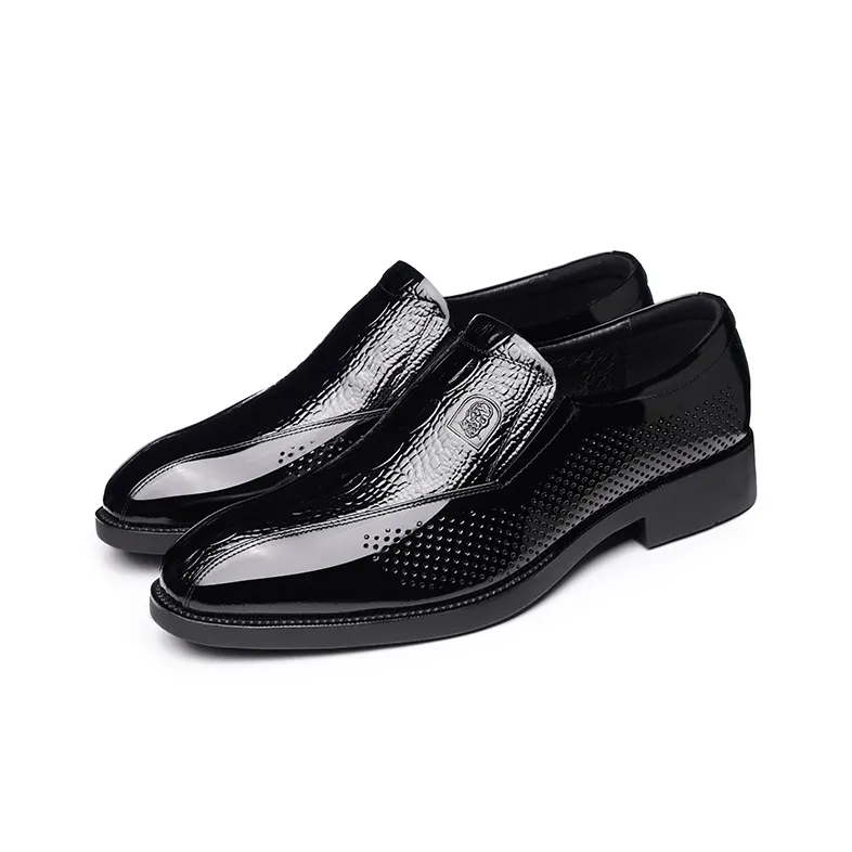 LAORENTOU Dress Shoes Men Low Top Black/Brown/Blue-8