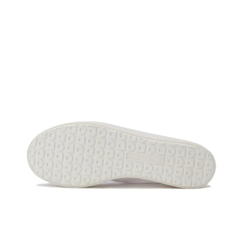DESCENTE Cron Tempo Slip Resistant Closed Toe Slippers Unisex White Black-5