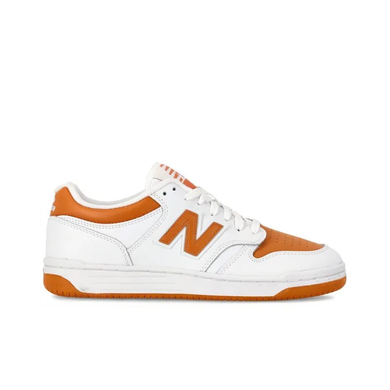 New Balance 480 'White/Madras Orange' Sneakers-1
