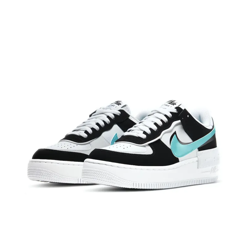 Nike Air Force 1 Low Shadow White Black Aurora Women's-2