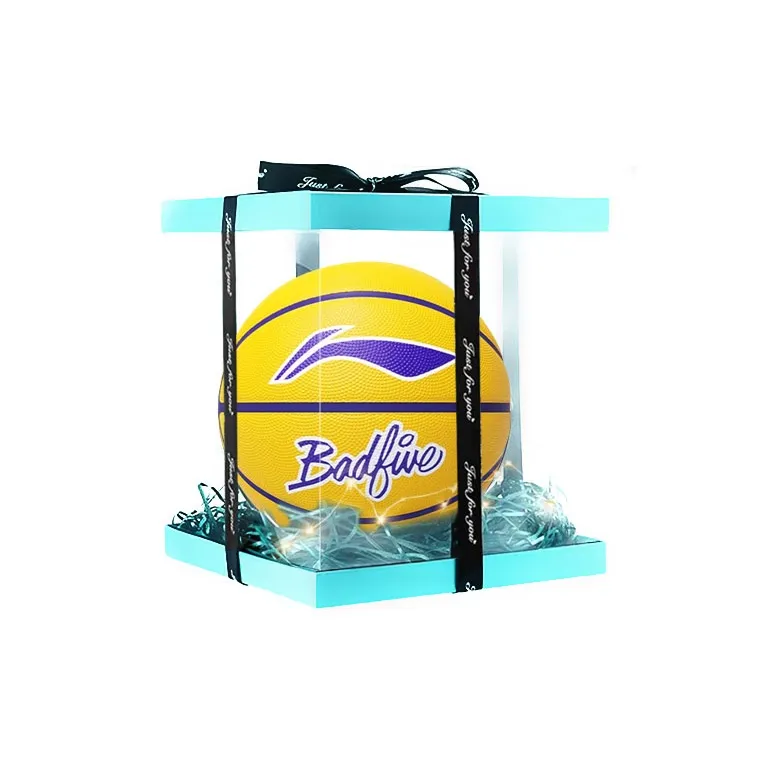 LiNing BadFive The Rebel BadFive 1 Rubber Basketball Yellow Size 7 5 Size Training Unisex-6