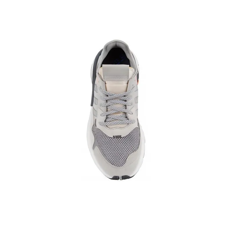 Adidas Nite Jogger Grey Two Solar Orange-2