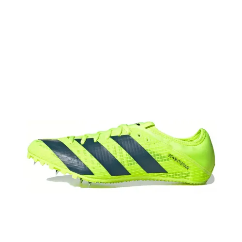 Adidas Sprintstar Running Shoes Unisex Low-Top Green/Navy Blue