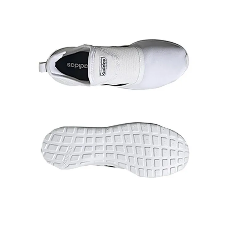 Adidas Neo Lite Racer Slip On 'White Black'-3