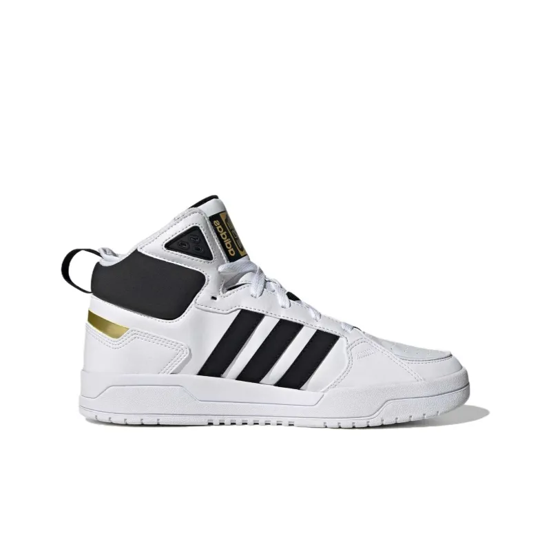 100DB Adidas Neo Mid 'White Black'-1