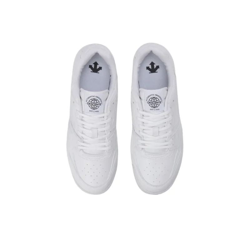 DESCENTE Dribble V2 Anti Slip Wear Resistant Low Top Skateboard Shoes Unisex White-3