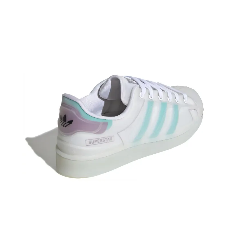 Adidas Originals Superstar Futureshell Shoes White/Blue Women's-3