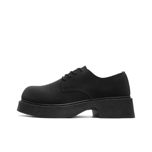 KAISER Dress Shoes Unisex Mid-Top Black