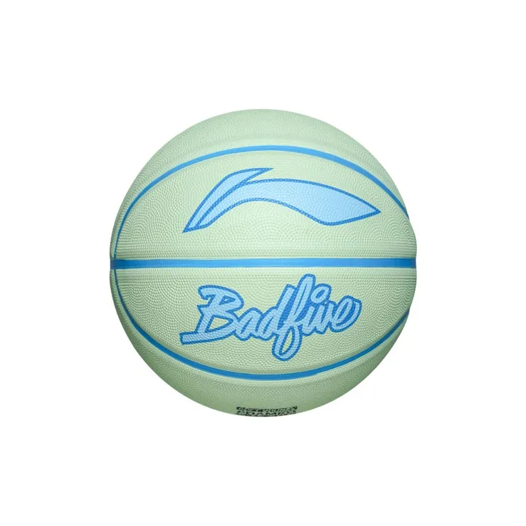 LiNing Rubber Basketball Green No. 5, No. 7 Training Unisex-1