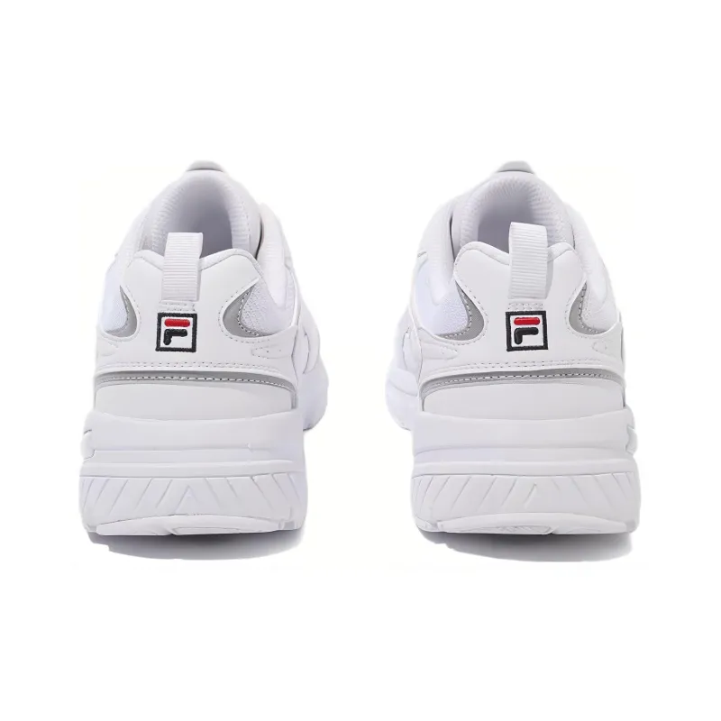 FILA Taurus V3 Shock Absorbers With Slip Resistant And Abrasion Resistant Properties Low Top Casual Shoes Unisex White-4