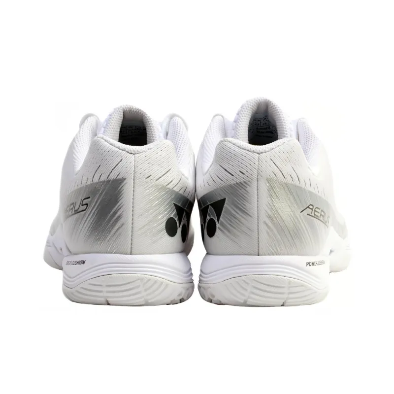 YONEX ECLIPSION Cushioning Anti Slip Wear Resistant Coverage Support Rebound Low Top Badminton Shoes Unisex Gray White-3