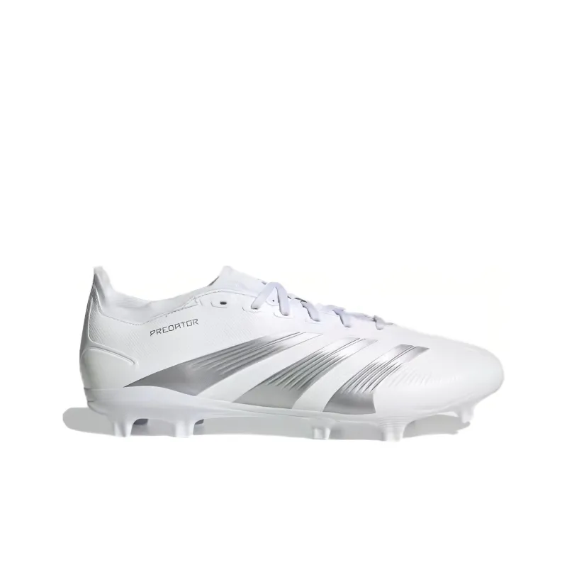 Adidas Predator 24 League Low Fg Cloud White Silver Metallic Grey-1