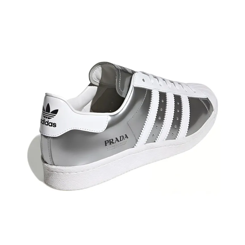 Adidas Prada X Superstar 'Silver Metallic'-3