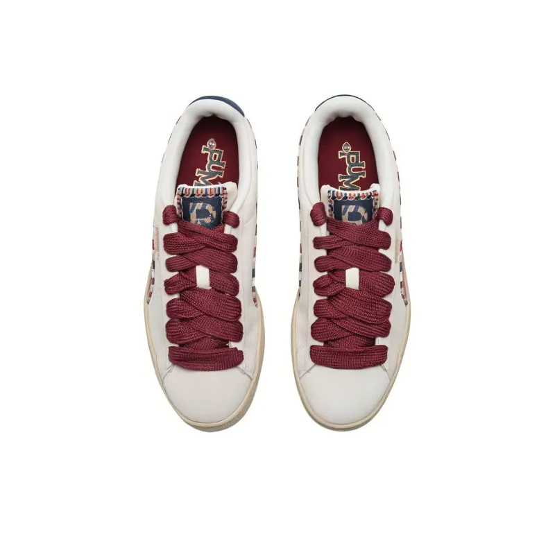 PUMA Suede Bz Fringe 'white Red Navy'-2