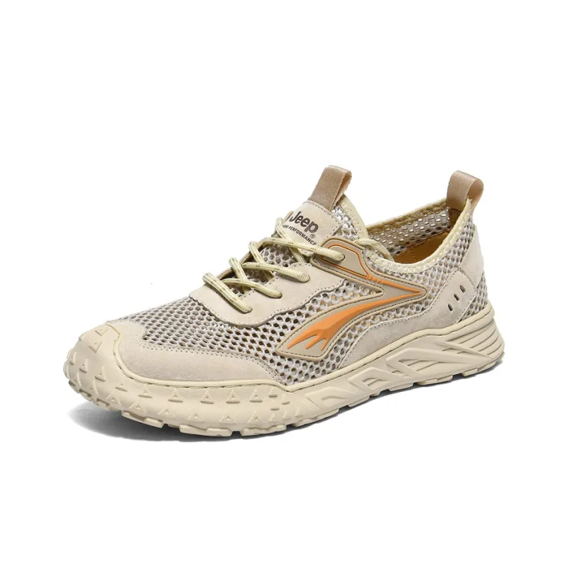 Jeep Shock Absorbers Slip Resistant, Abrasion Resistant, Breathable Low Top Training Running Shoes Men's-1