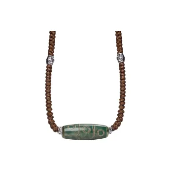 Artisan Lock Heart Jade Agate Jade Necklaces Unisex