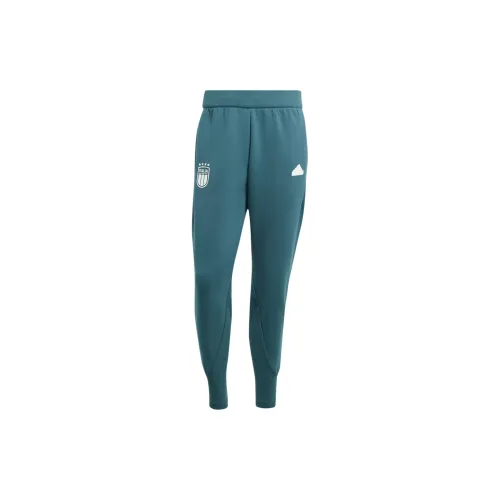 Adidas Italy Soccer Bottoms Men Dark Green