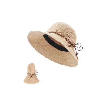 VEC Raffia 2024 New Arrival Chinese Fashion Trend Sun Protection Hat Women's
