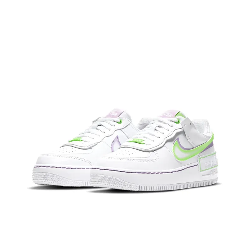 Nike Air Force 1 Low Shadow White Electric Green Women's-2