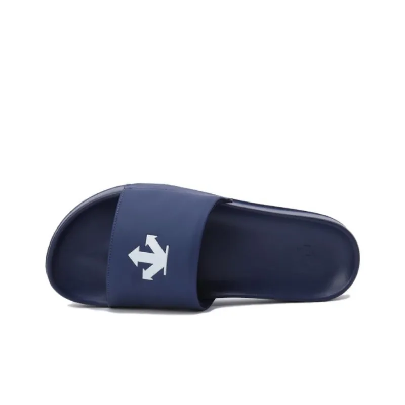 DESCENTE Slip Resistant Slide Slippers Unisex Blue-4